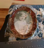 Vtg Brown Ornate Frame In Wrap
