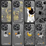 Creative Astronaut Shockproof Case For iPhone 16 15 Pro Max 14 13 12 11 Cover