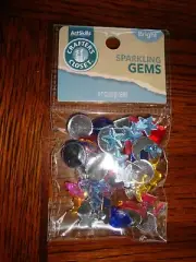Art Skills Crafters Closet Sparkling Gems 0.7oz NEW