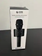 NIB Core Innovations Wireless Bluetooth Karaoke Microphone Built In Speakers