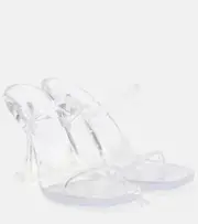 [Amina Muaddi] Amina Muaddi Brito PVC mules AU 9 transparent