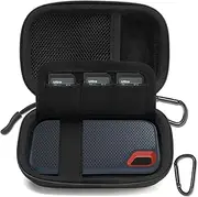 Hard Case for SanDisk Extreme Pro/SanDisk Extreme Portable External SSD 1TB 2TB 4TB 500GB 8TB, Travel Case Protective Cover Storage Bag,Memory Card SD SDXC SDHC Card Storage Holder Organizer(Box Only)