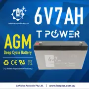 New Tpower 6V 7AH Sealed Lead-Acid Battery AGM UPS APC Alarm Toy car 7.0ah 20hr
