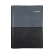 2025-2026 Financial Year Diary Collins Vanessa A5 Day to Page Black FY185.V99