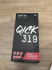 XFX SPEEDSTER QICK319 AMD Radeon RX 6700 XT BLACK Gaming Graphics Card with 12GB