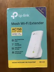 TP-Link AC750 Mesh Dual Band Wi-Fi Extender New In Sealed Box