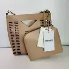 Antik Kraft Tan Vegan Leather Bag In Bag Crossbody Bag NWT