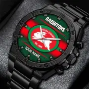 South Sydney Rabbitohs NRL Personalized Steel Watch For Fan