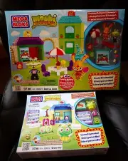 Mega Bloks Lot Moshi Monsters 80622 Gross-Ery and 80631 Ooh La Lane NISB