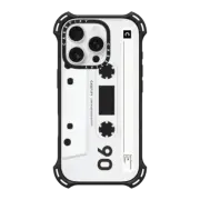 iPhone 16 Pro Bounce Case MagSafe Compatible CASETiFY MiXTAPE - White