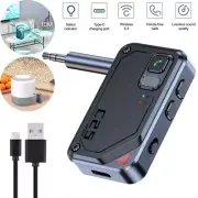 Bluetooth Aux Adapter Transmitter Receiver 3.5mm with Airplane Headphone Jack AU