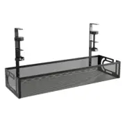 Office Metal Wire Cord Organizer under Desk Cable Management Tray