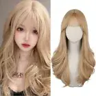 Straight Bangs Light Ash Blonde Wigs Cosplay Lolita Wigs Role-playing