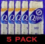 Q-tips ANTIMICROBIAL COATED Cotton Swabs For Hygiene Beauty Care 5 PACK 1500 CT