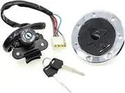 Ignition Switch for Kawasaki for ZX6R for ZX9R for ZX7R for ZX7RR for ZZR400 for ZZR600 Motorcycle Ignition Switch Fuel Gas Cap Seat Lock Key Motorcycle Ignition Switch Lock