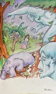 ALBINO APES *MIKE BENNETT'S ORIGINAL ART (2024) 05/06/2024