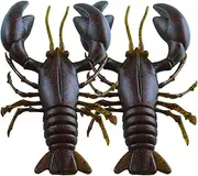 14cm Natural Lifelike Yabby, Soft Crayfish Fishing Lures with Realistic Swimming Action, Artificial Bait for Freshwater and Saltwater Fishing – Pack of 2