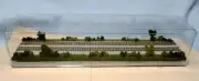 N SCALE 16" DOUBLE-TRACK DISPLAY CASE - "SUMMER SCENE " -FOR ANY N TRAINS