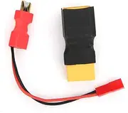2 Pcs JST Male Connector to T Plug Male Female Adapter Cable Connector Wiring Harness Plug for RC Drone Lipo Battery