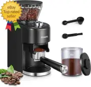 Electric Burr Coffee Grinder, Adjustable Conical Burr Mill with 35 Precise Grind