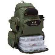 BASSDASH Fishing Tackle Backpack Water Resistant Lightweight Tactical Bag Sof...