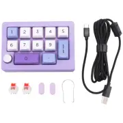 13 Key Macro Programmable Hot Swappable Mechanical Switch 7 Color RGB Light1919