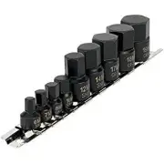 Performance Tool 9 Piece Impact MET Hex Bit Socket Set W38964