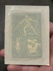 VINTAGE 1971 KELLOGG'S GLOW IN DARK STICKERS CEREAL PRIZE COWBOY CAVEMAN FENCER