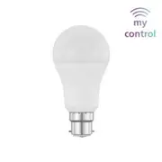 Eglo Lighting My Control Smart 9W LED Dimmable B22 A60 Globe - RGB+CCT