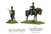 Black Powder: Union Officers Standing (Foot & Mounted) #A