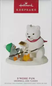 Hallmark 2022 S’MORE FUN Snowball and Tuxedo #22 Keepsake Ornament MIB