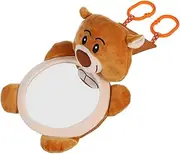 Backseat Mirror Baby Car Rearview Mirror Bear Shaped Observation Mirror for Child Safety