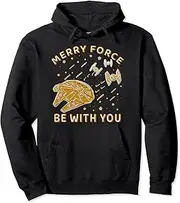 [STAR WARS] Christmas Merry Force Be With You Cookies Pullover Hoodie