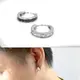 男生耳環 鋼製排鑽C字耳針ND781