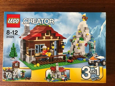 LEGO Creator 31025 Mountain Hut 3 in 1. New In Box. Retired 2014 Set.