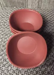 Tupperware Legacy Essentials Bowls 3 Cups ~ Soup Snacks Cinnamon Brown Color New