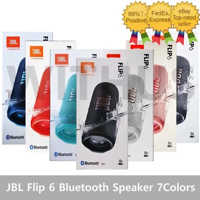 JBL Flip 6 Bluetooth Waterproof Portable Speaker IP67 12hour 550g 7Colors
