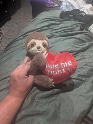 Aurora Hold Me Tight Sloth Plush Animal Brown Cream Retired 2020 8” NWT
