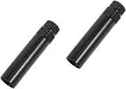2pcs Wrench Socket Impact Bits Point Wheel Lug Nuts Socket Ratchet Driver Bits Impact Driver Impact Wrench Adjustable Truck Nuts Kit Wheel Sockets Tuner Impact Socket Black Steel