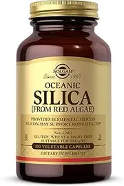 Solgar - Oceanic Silica 25 mg Vegetable Capsules 100 Count