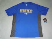 Colosseum Shirt Mens XXL Blue Short Sleeve UMKC University Roos Kangaroos