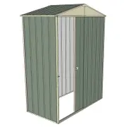 Build-a-Shed 1.5 x 0.8 x 2.3m Front Gable Single Sliding Door Shed - Green