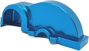 Hellery 1:12 RC Car Gear Cover Upgrade Vehicle Upgrade Components Metal Upgrade Parts for Wltoys, Blue