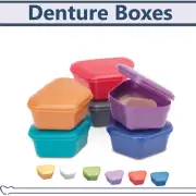 Dental Denture Box Retainer Box Carrier 4W x 2in x 3in Upto 100 Retainers/Case