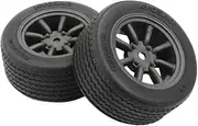 Kyosho FATH706BKM Glued V-TC Tire FZ02 (M/8S Watanabe Foil/Black M/2p)