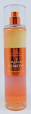 BATH & BODY WORKS SUNSHINE MIMOSA FINE FRAGRANCE MIST SPRAY PERFUME 8oz LARGE
