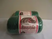 Lot of 2 rolls of Kelly Green 4mm Bonnie Braid Braided Macrame Craft Cord 200yds