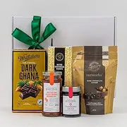 The Hamper Boutique Co Luxury Sweet Treats Gift Hamper – Beerenberg Marmalade & Cranberry Sauce, Dark Chocolate Ginger, Shortbread & Whittaker Dark Ghana