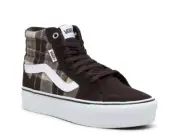 VANS WOMENS FILMORE HI PLAID SHOES SIZE 9.5 NWB