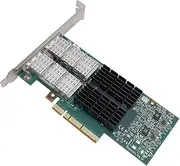 40GB Ethernet PCIe Card, PCI Express 3.0 X8 PCIe Gigabit Ethernet Server Adapter 40GbE 2 Ports Network Card Low Latency Up to 40GB S for Optical Fiber for QSFP Series